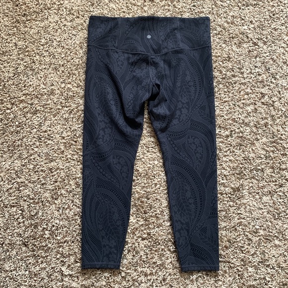 Athleta Elation Textured Tight Dreamweaver Black/Gray - Picture 8 of 10